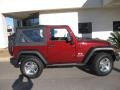 2009 Flame Red Jeep Wrangler X 4x4  photo #8