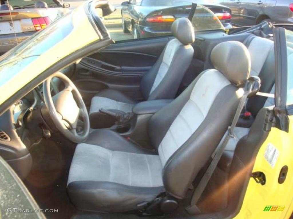 2003 Mustang Cobra Convertible - Zinc Yellow / Dark Charcoal photo #10