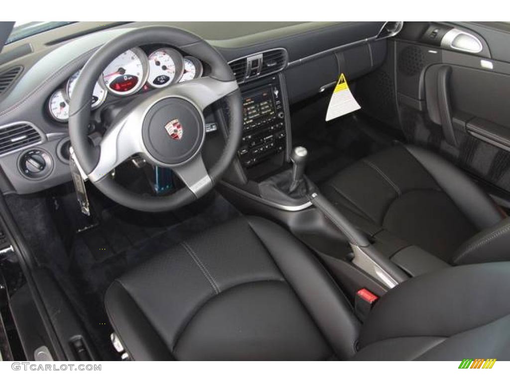 2010 911 Carrera 4S Cabriolet - Black / Black photo #8