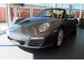 Meteor Grey Metallic 2010 Porsche 911 Carrera 4S Cabriolet