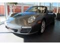 2010 Meteor Grey Metallic Porsche 911 Carrera 4S Cabriolet  photo #1