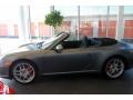 2010 Meteor Grey Metallic Porsche 911 Carrera 4S Cabriolet  photo #3