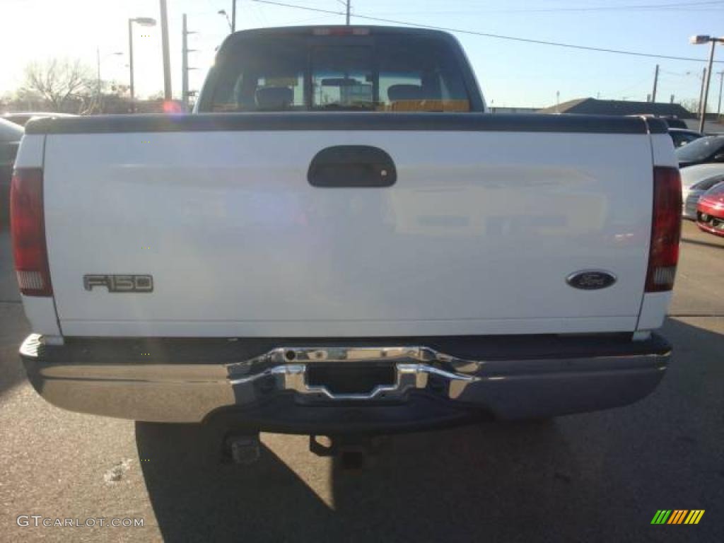2002 F150 XLT SuperCab - Oxford White / Medium Graphite photo #4