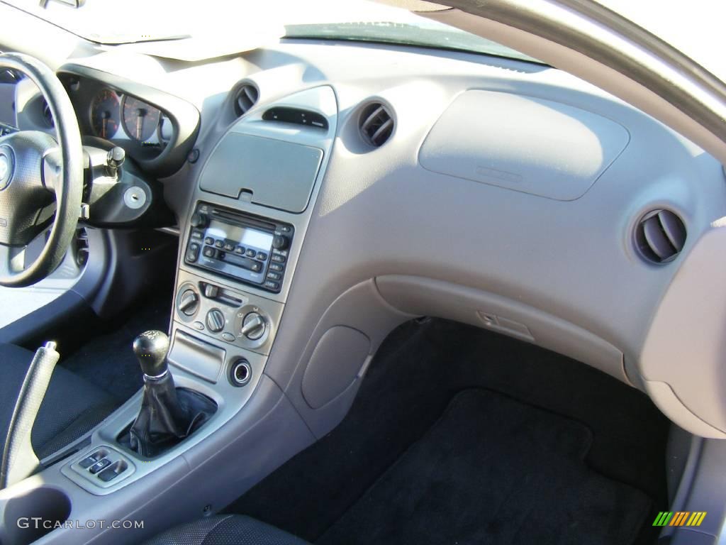 2000 Celica GT - Liquid Silver Metallic / Black/Blue photo #26