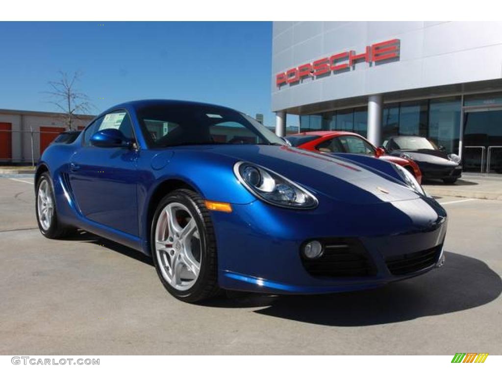 Aqua Blue Metallic Porsche Cayman