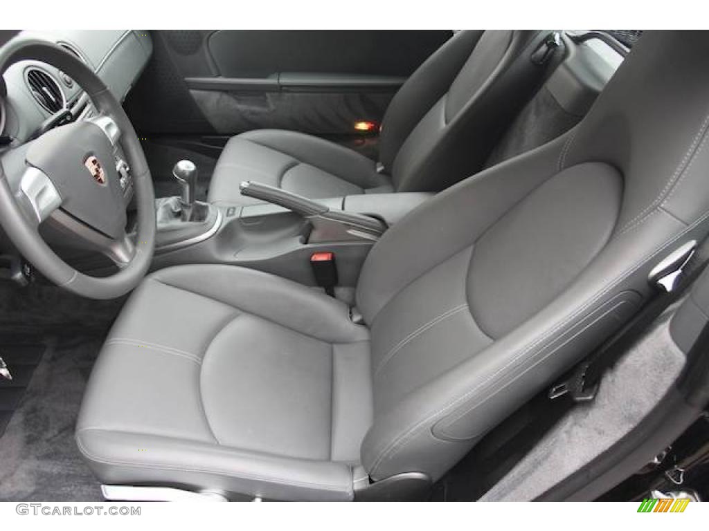 Stone Grey Interior 2008 Porsche Cayman S Photo #25207570