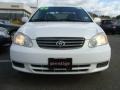 2004 Super White Toyota Corolla LE  photo #2