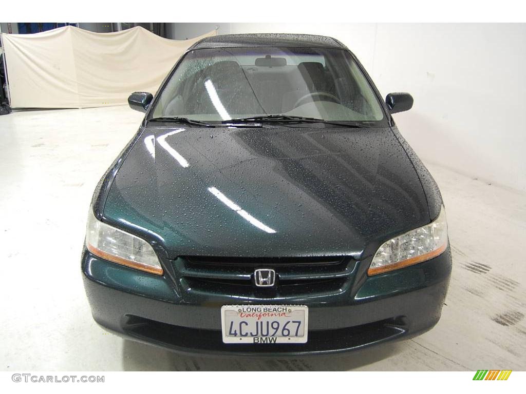 1998 Accord LX Sedan - New Dark Green Pearl / Ivory photo #5