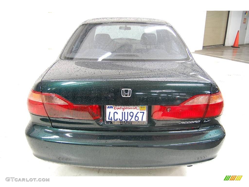 1998 Accord LX Sedan - New Dark Green Pearl / Ivory photo #7