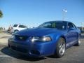 2003 Sonic Blue Metallic Ford Mustang Cobra Coupe  photo #7