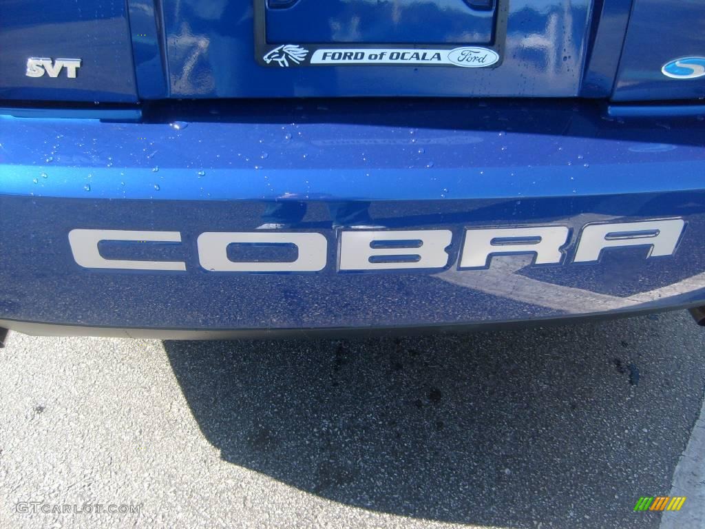 2003 Mustang Cobra Coupe - Sonic Blue Metallic / Dark Charcoal photo #13