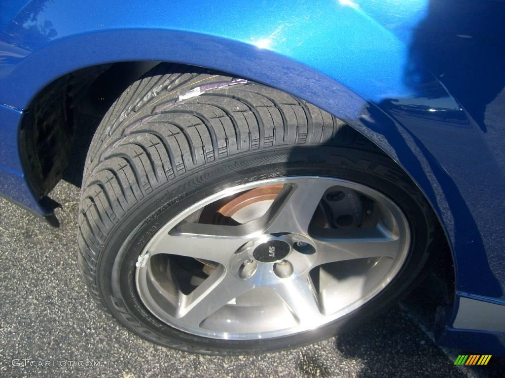 2003 Mustang Cobra Coupe - Sonic Blue Metallic / Dark Charcoal photo #18