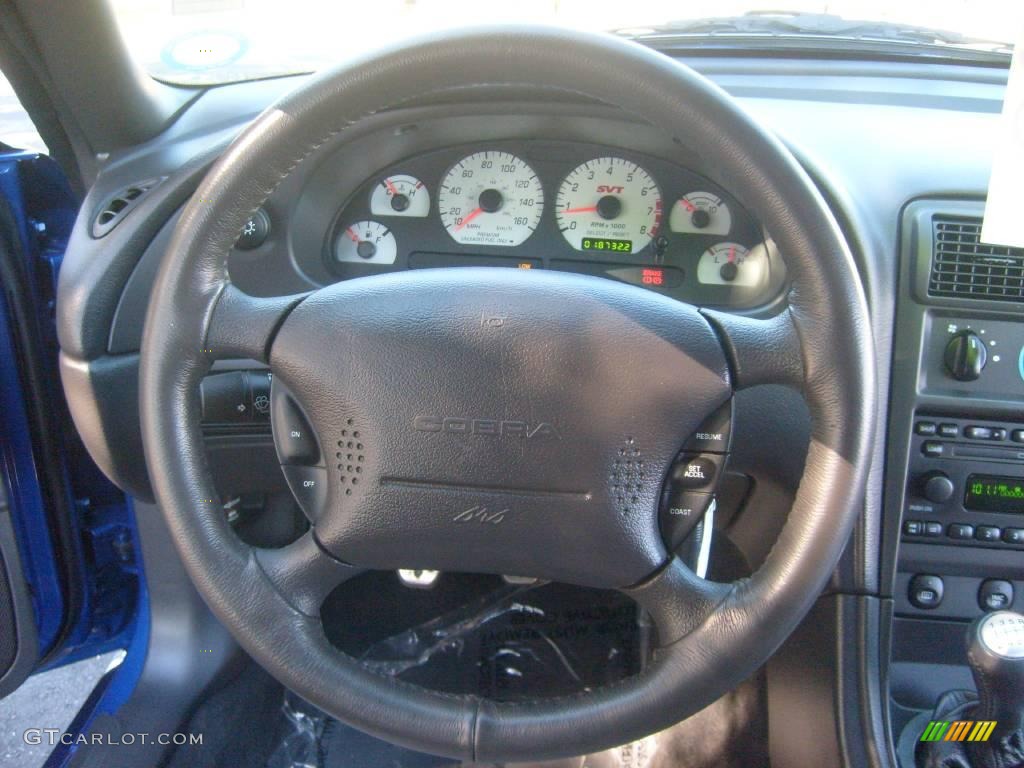 2003 Mustang Cobra Coupe - Sonic Blue Metallic / Dark Charcoal photo #25