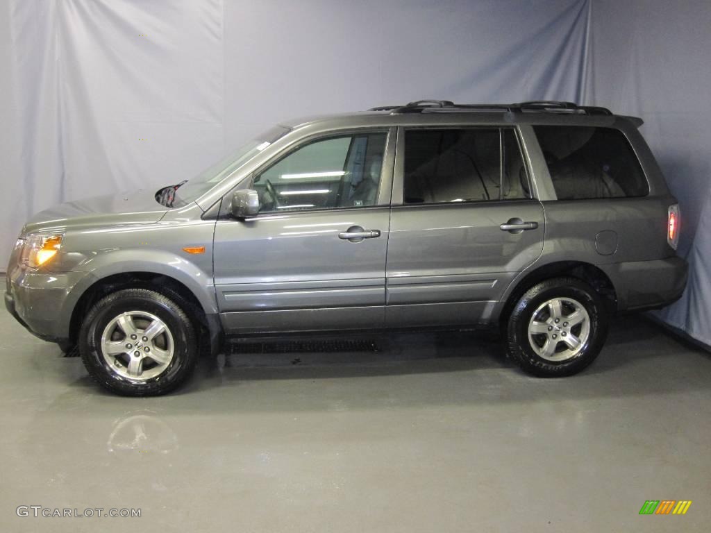 2007 Pilot EX 4WD - Nimbus Gray Metallic / Gray photo #2