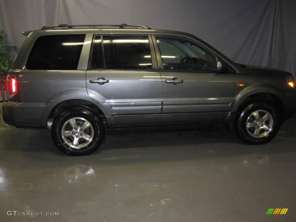 2007 Pilot EX 4WD - Nimbus Gray Metallic / Gray photo #4