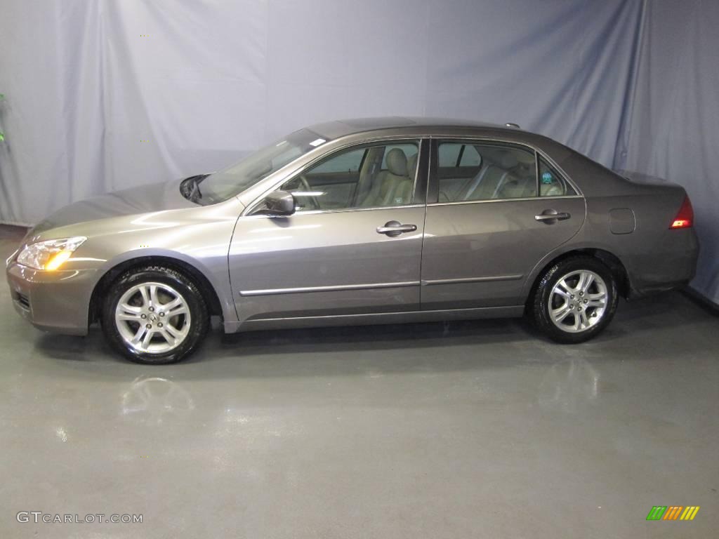 2007 Accord EX-L Sedan - Carbon Bronze Pearl / Ivory photo #2