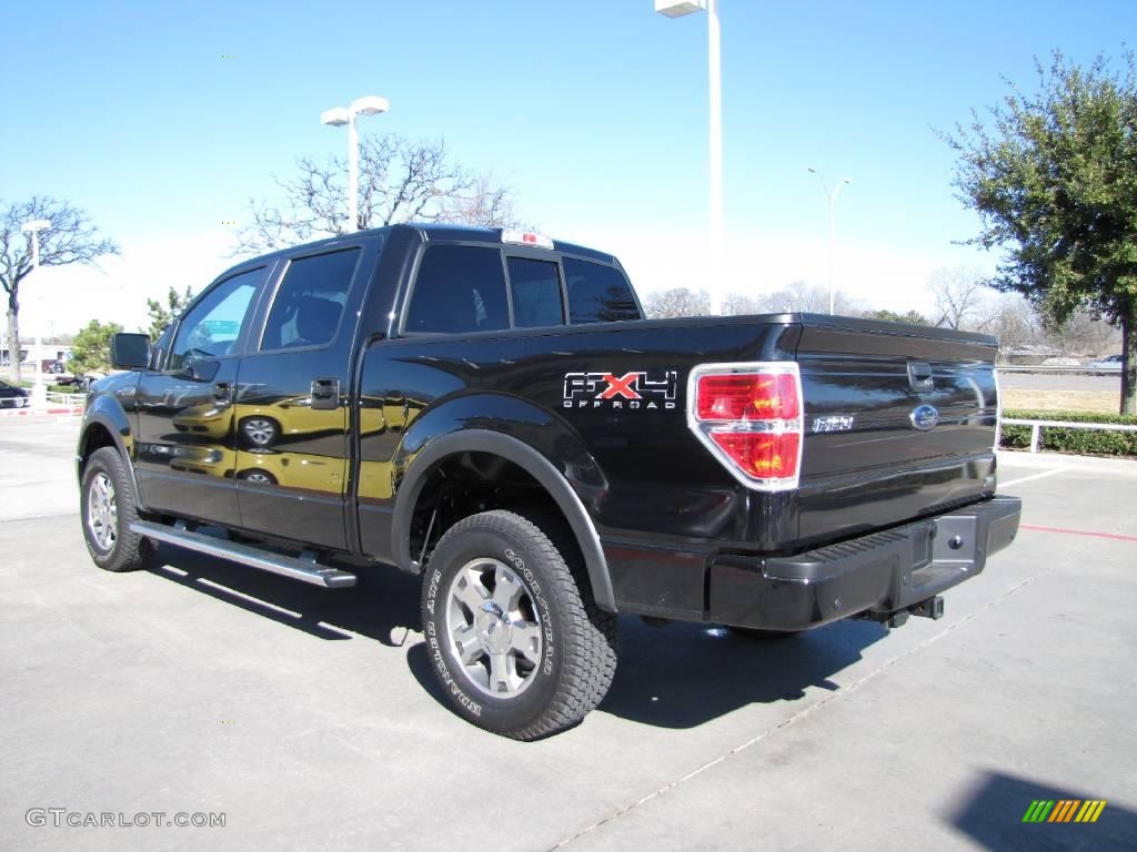 2010 F150 FX4 SuperCrew 4x4 - Tuxedo Black / Black photo #3