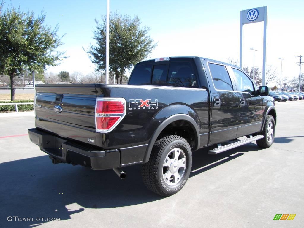 2010 F150 FX4 SuperCrew 4x4 - Tuxedo Black / Black photo #6