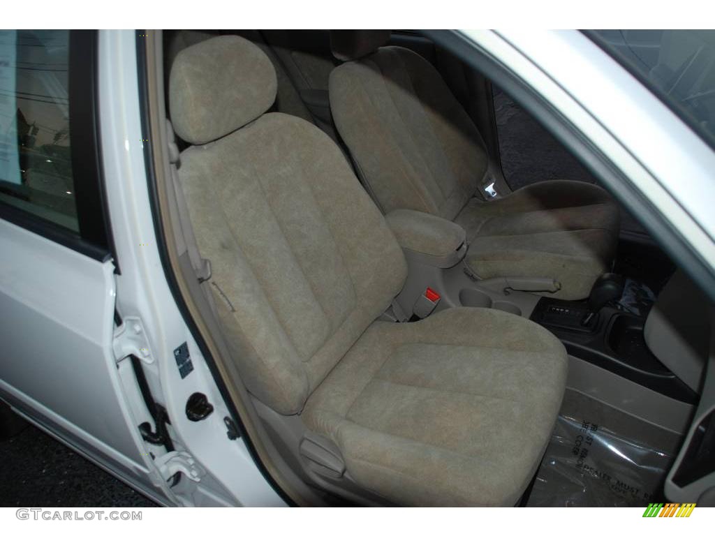 2002 Elantra GLS Sedan - Nordic White / Gray photo #15