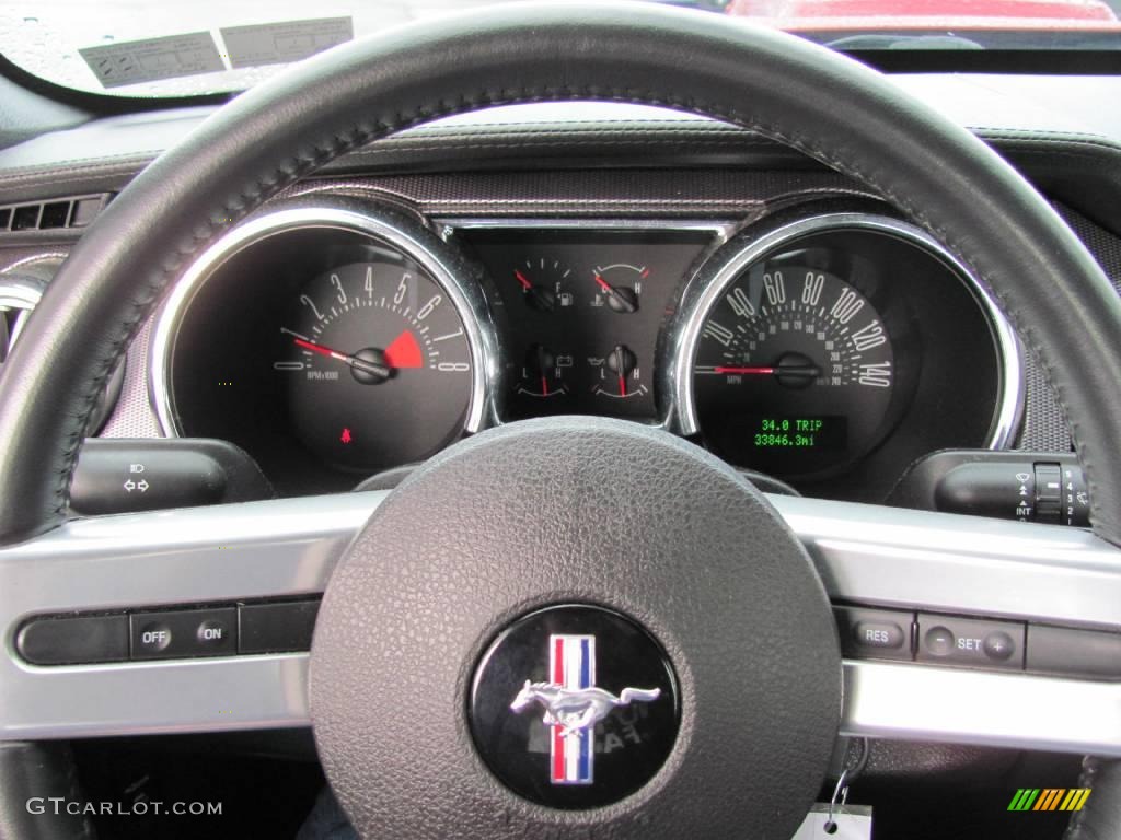 2008 Mustang GT Premium Coupe - Dark Candy Apple Red / Dark Charcoal photo #12