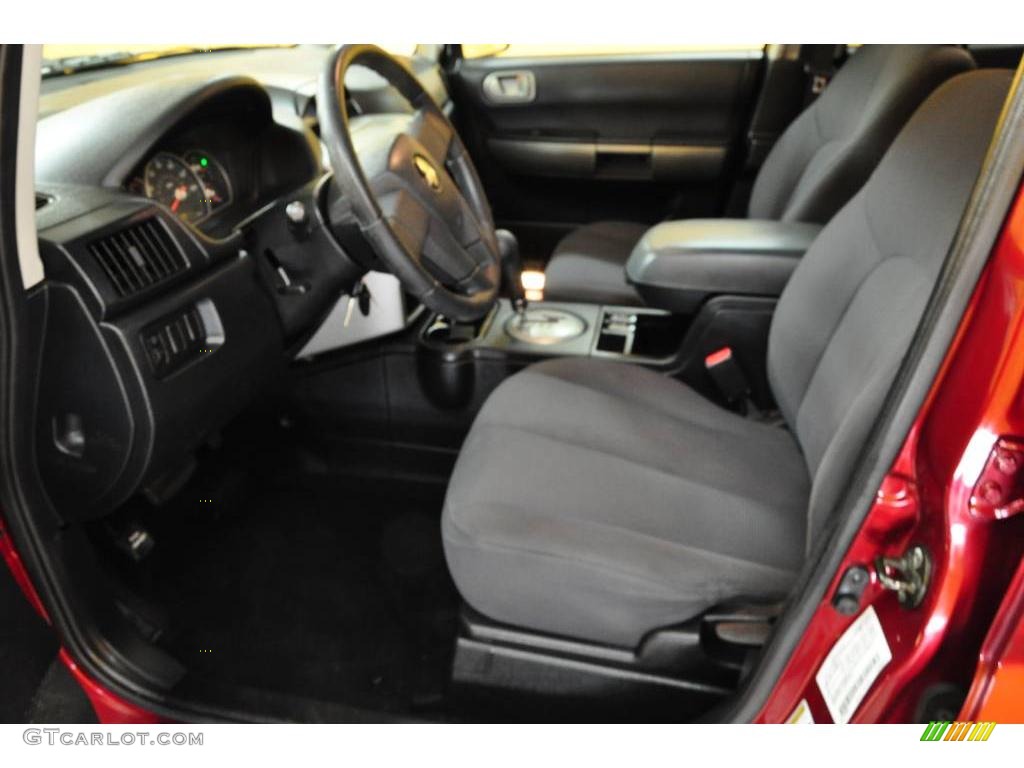 2004 Endeavor LS AWD - Ultra Red Pearl / Charcoal Gray photo #12