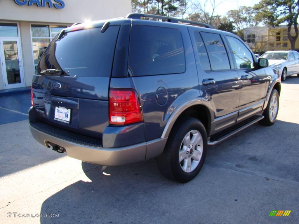 2003 Explorer Eddie Bauer - Medium Wedgewood Blue Metallic / Medium Parchment Beige photo #8