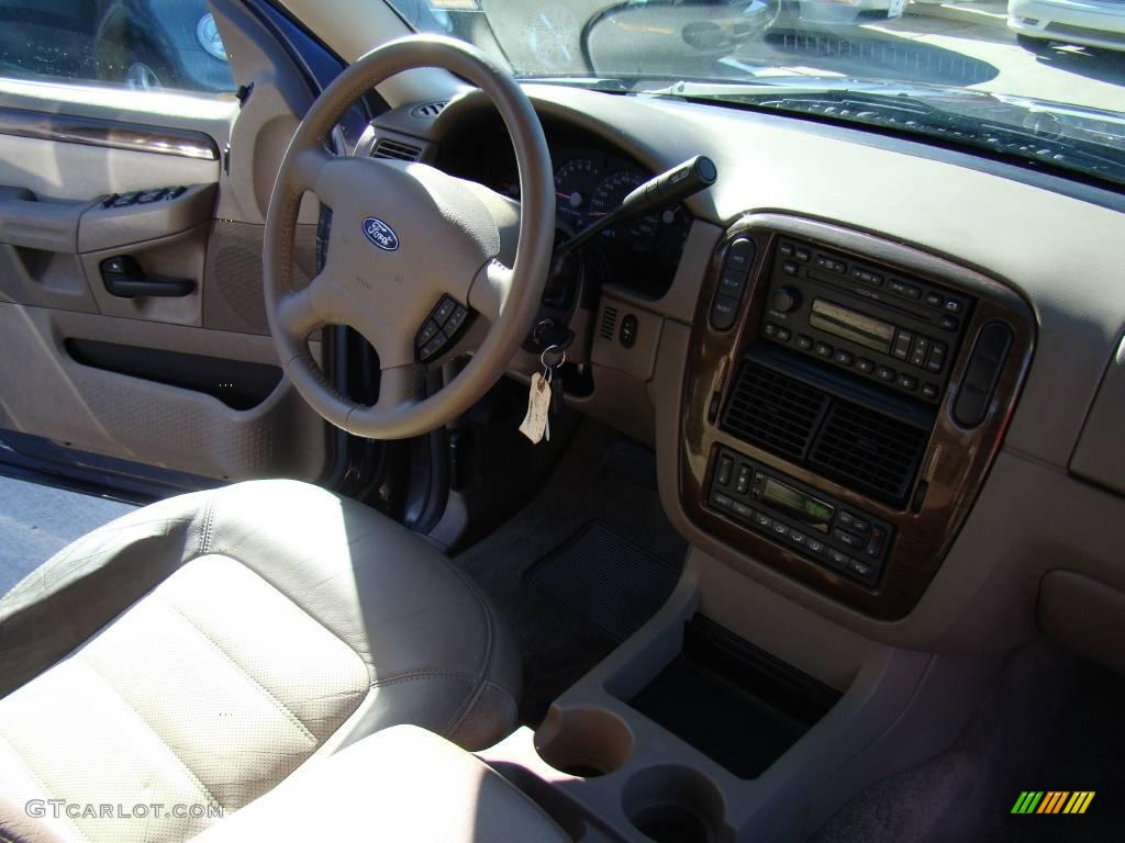 2003 Explorer Eddie Bauer - Medium Wedgewood Blue Metallic / Medium Parchment Beige photo #15