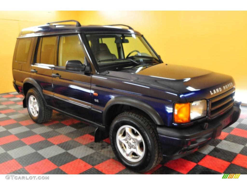 2001 Discovery II SE - Oxford Blue Metallic / Bahama Beige photo #1
