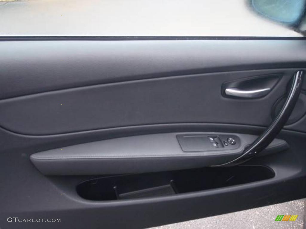 2008 1 Series 128i Coupe - Jet Black / Black photo #16
