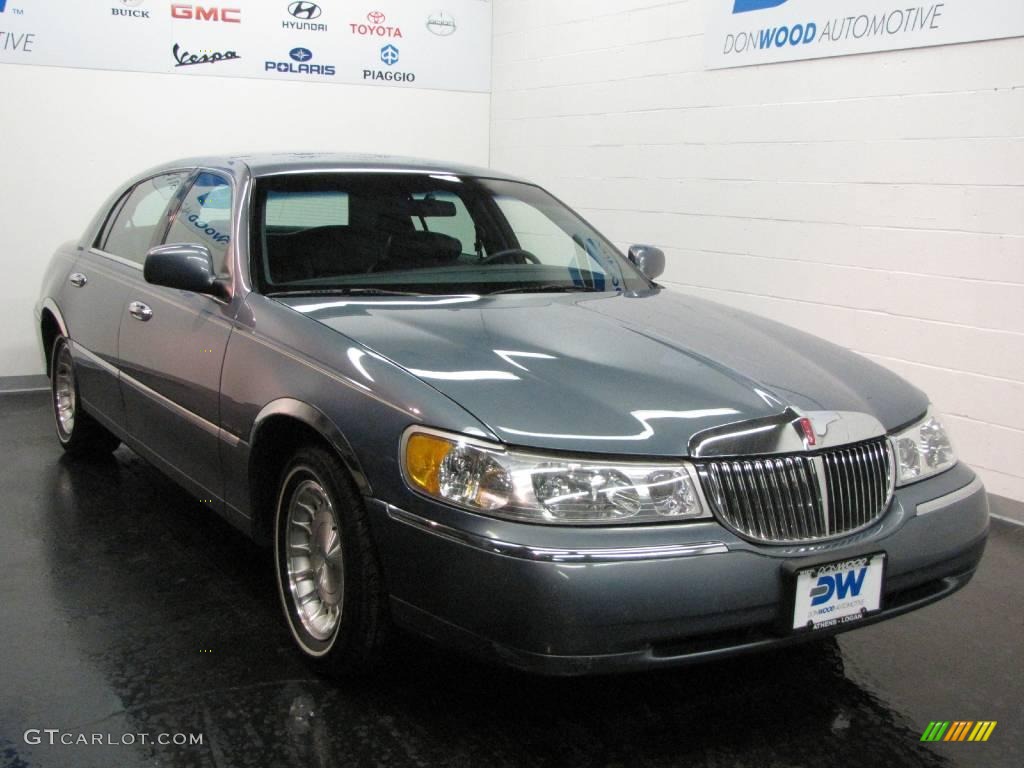 Graphite Blue Metallic Lincoln Town Car