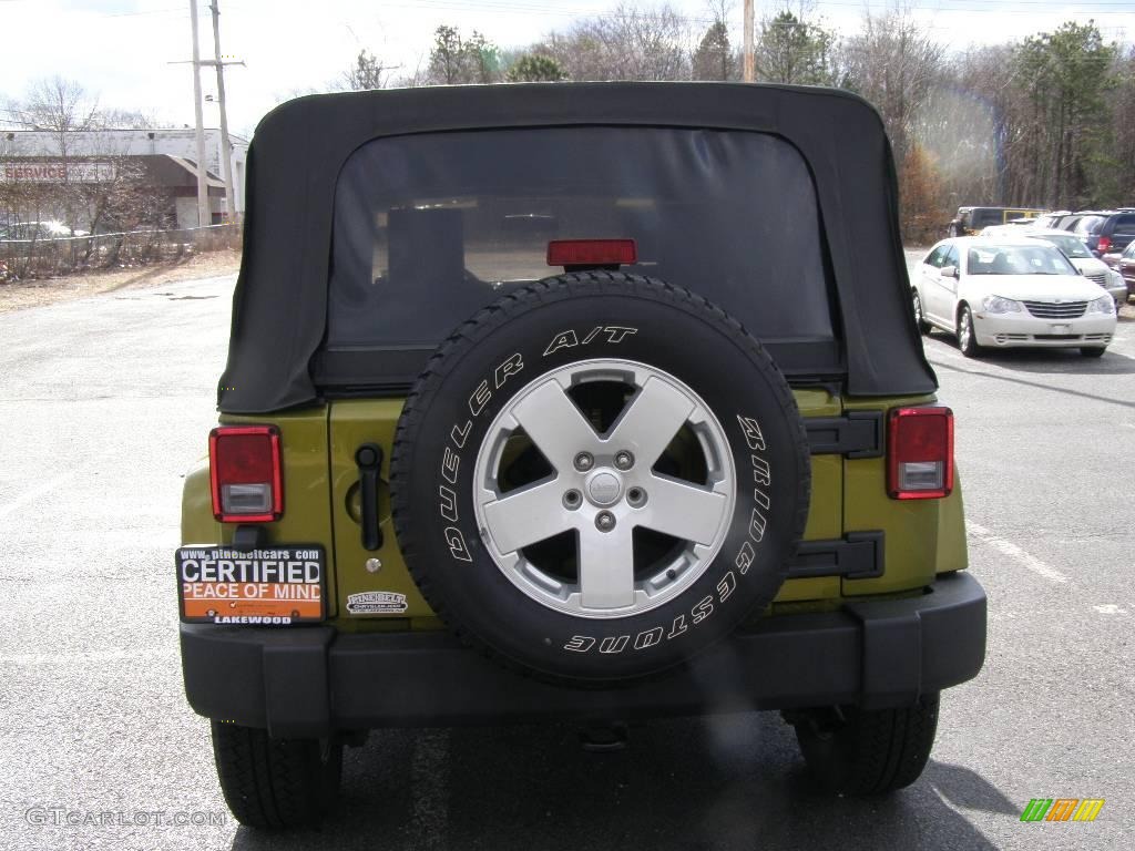 2007 Wrangler Unlimited Sahara 4x4 - Jeep Green Metallic / Dark Khaki/Medium Khaki photo #5