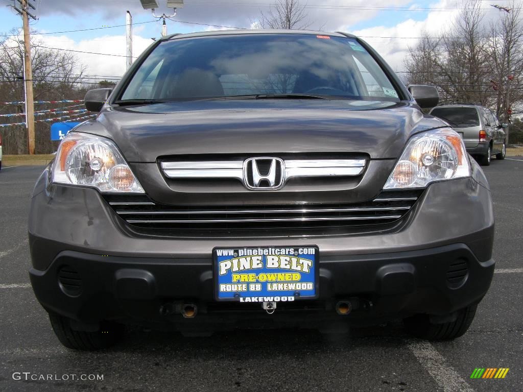 2009 CR-V EX-L 4WD - Urban Titanium Metallic / Black photo #2