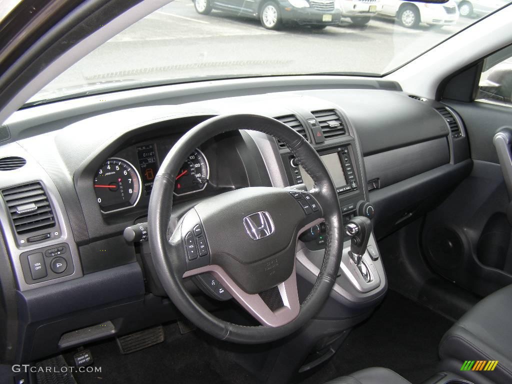 2009 CR-V EX-L 4WD - Urban Titanium Metallic / Black photo #7