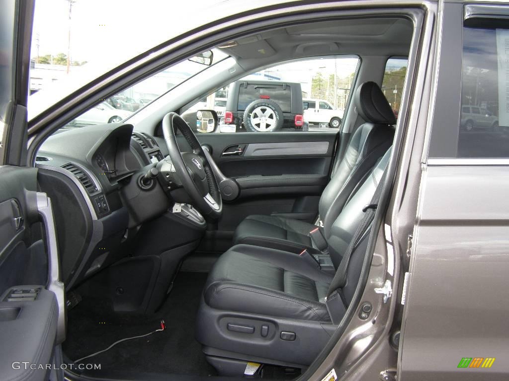 2009 CR-V EX-L 4WD - Urban Titanium Metallic / Black photo #8