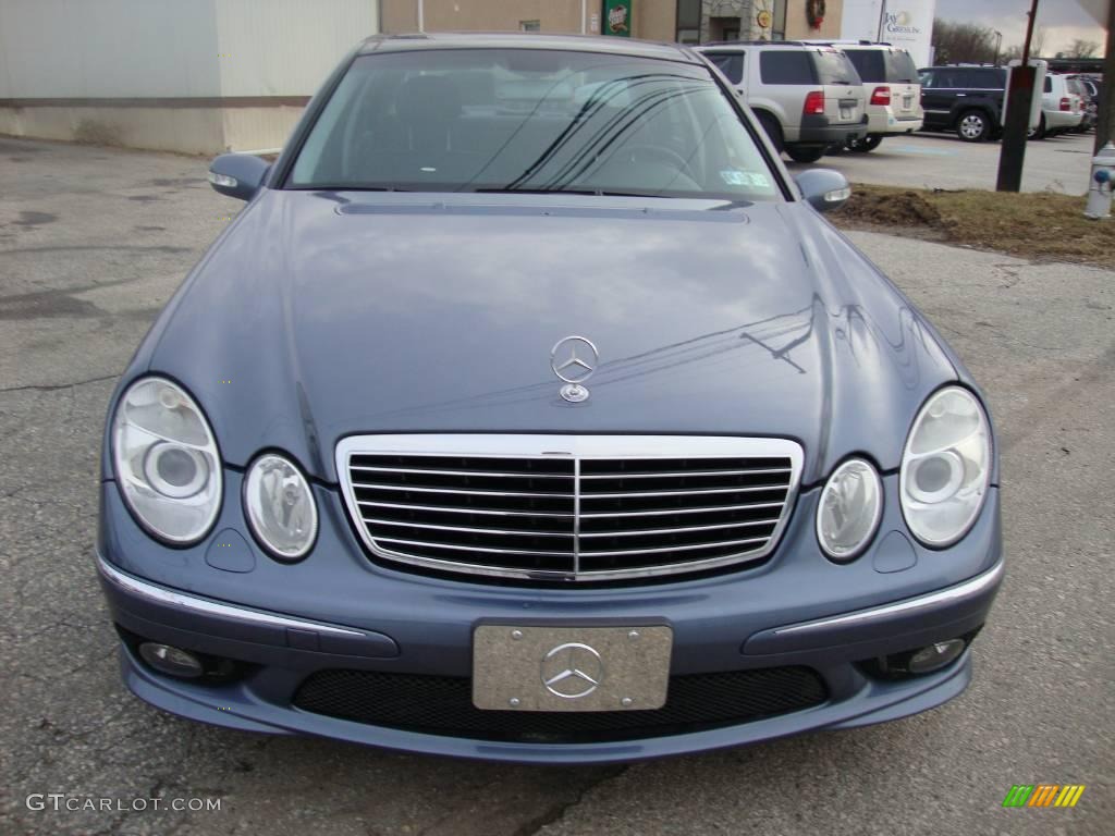 2005 E 55 AMG Sedan - Tealite Blue Metallic / Charcoal photo #3