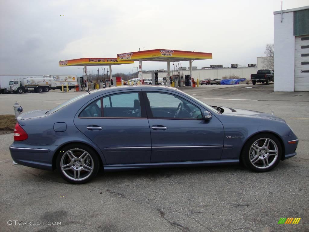 2005 E 55 AMG Sedan - Tealite Blue Metallic / Charcoal photo #6
