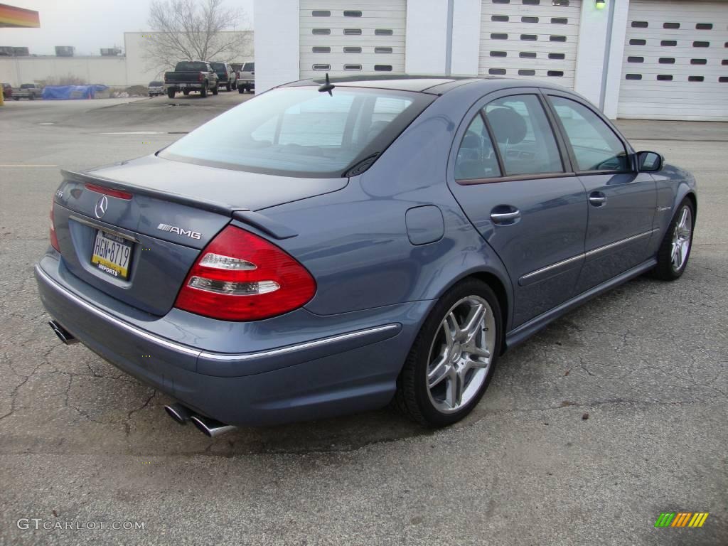 2005 E 55 AMG Sedan - Tealite Blue Metallic / Charcoal photo #7