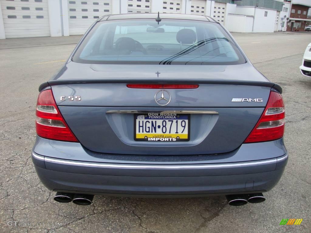 2005 E 55 AMG Sedan - Tealite Blue Metallic / Charcoal photo #8