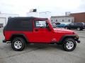 2004 Flame Red Jeep Wrangler Sport 4x4  photo #6