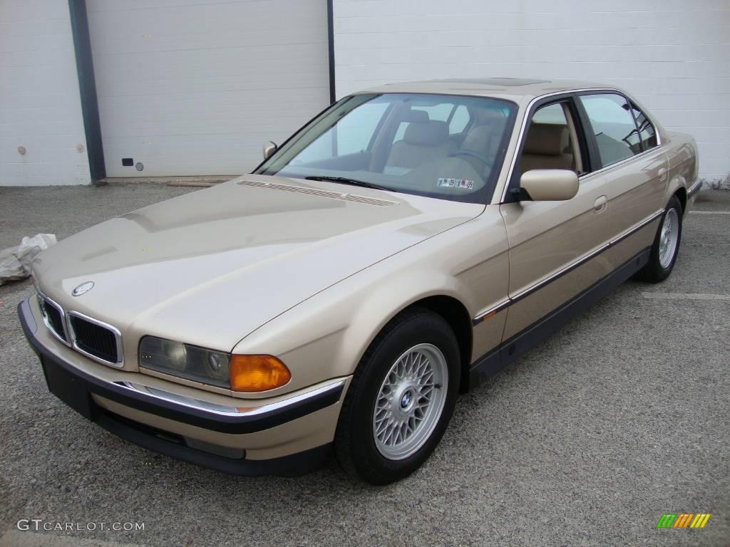 1998 7 Series 740iL Sedan - Cashmere Beige Metallic / Sand photo #1