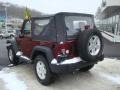 2009 Flame Red Jeep Wrangler X 4x4  photo #2