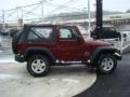 2009 Flame Red Jeep Wrangler X 4x4  photo #5