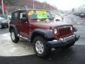 2009 Flame Red Jeep Wrangler X 4x4  photo #6