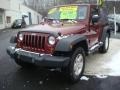 2009 Flame Red Jeep Wrangler X 4x4  photo #8