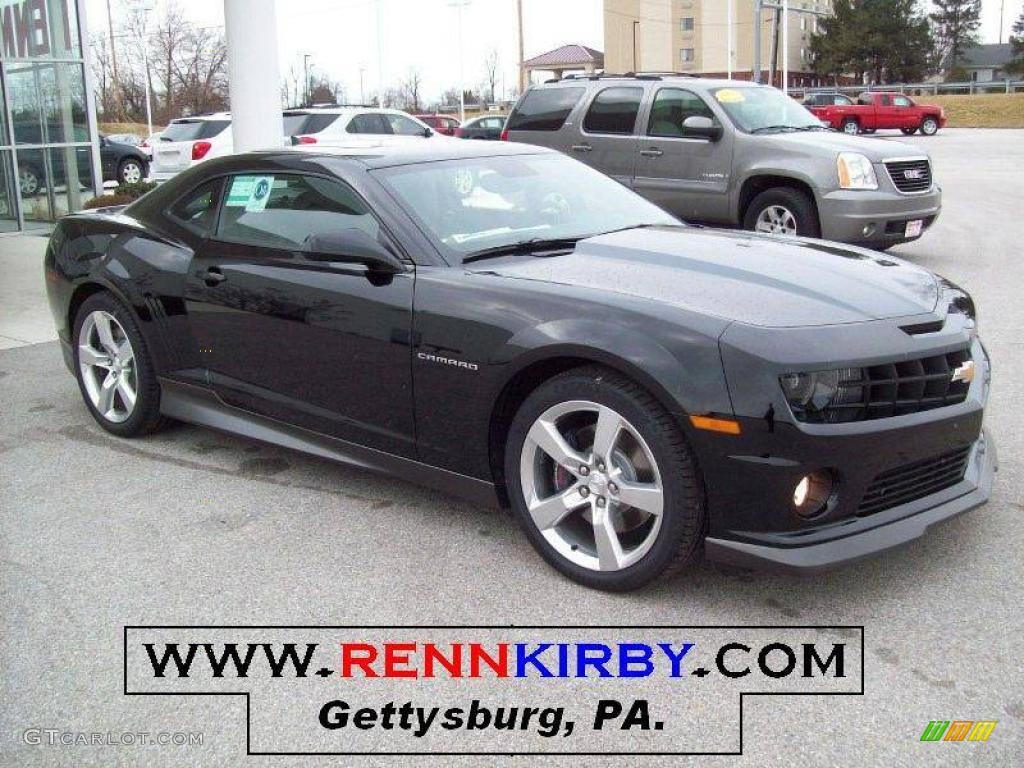 2010 Camaro SS Coupe - Black / Black photo #1