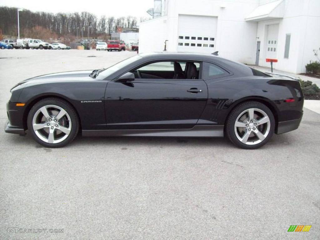 2010 Camaro SS Coupe - Black / Black photo #6