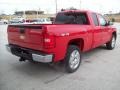 2010 Victory Red Chevrolet Silverado 1500 LT Extended Cab 4x4  photo #3