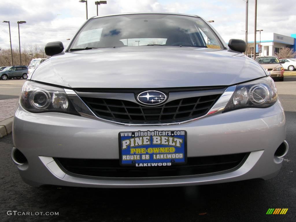 2008 Impreza 2.5i Wagon - Spark Silver Metallic / Carbon Black photo #2