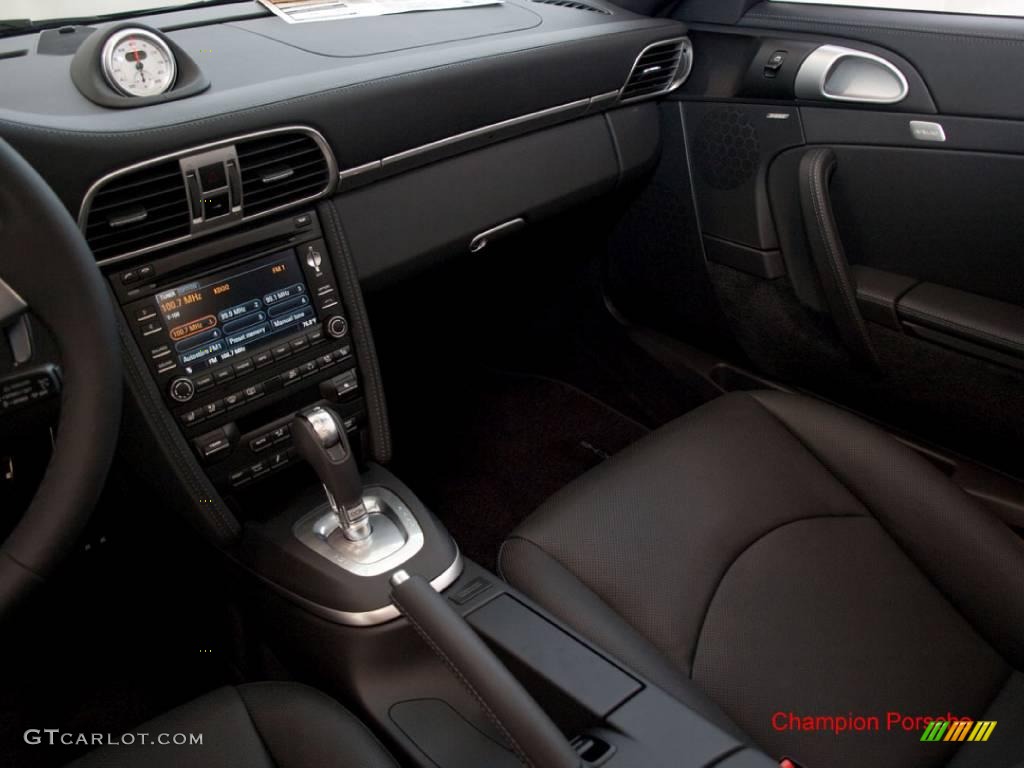 2010 911 Turbo Cabriolet - Black / Black photo #11