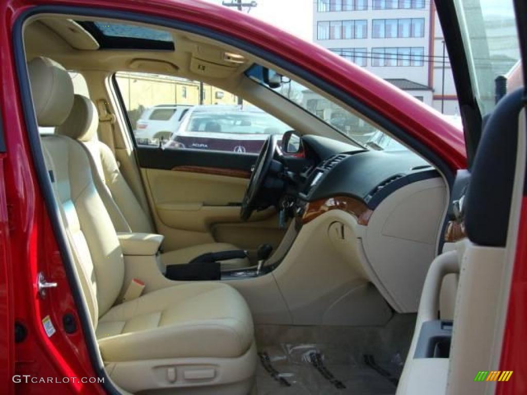 2008 TSX Sedan - Milano Red / Parchment photo #19